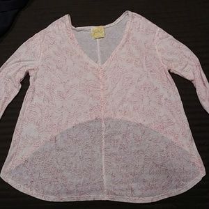 Free People Hi-Lo T-shirt